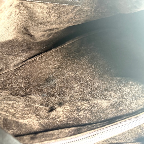 Falorni LaBorse Elegant Black Mink  Tote Bag with Structured Design - Picture 9 of 12